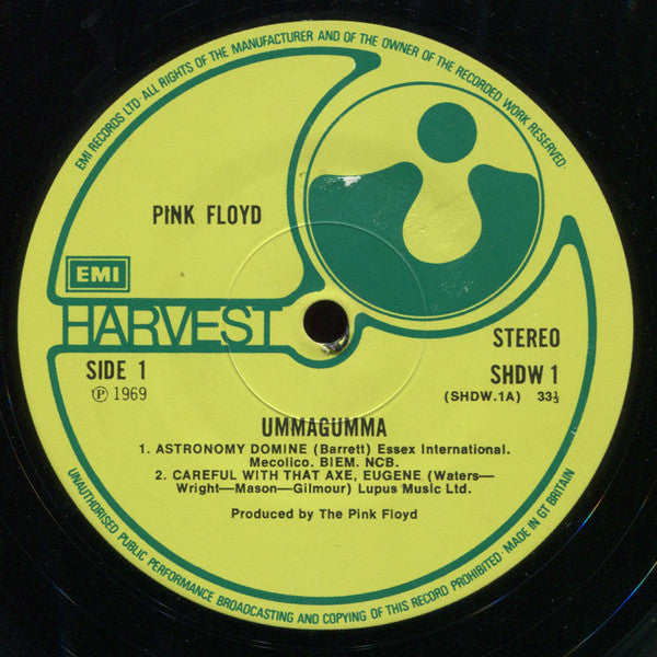 Pink Floyd : Ummagumma (2xLP, Album, RP)
