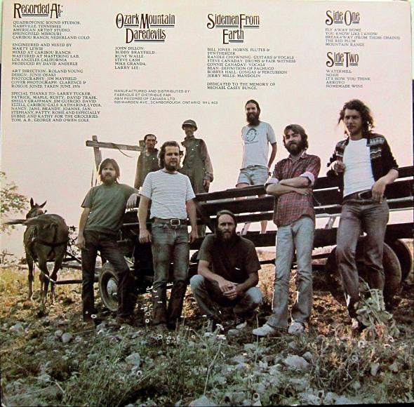 The Ozark Mountain Daredevils : Men From Earth (LP, Album)