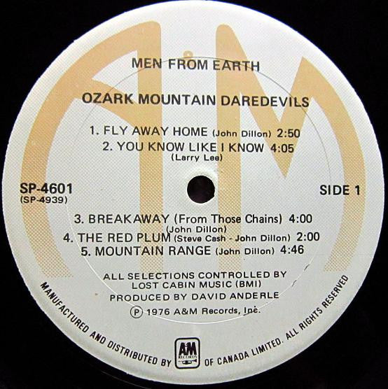 The Ozark Mountain Daredevils : Men From Earth (LP, Album)