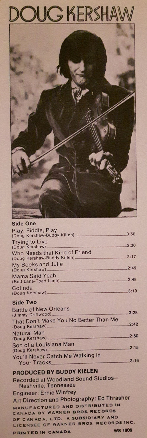 Doug Kershaw : Doug Kershaw (LP, Album)