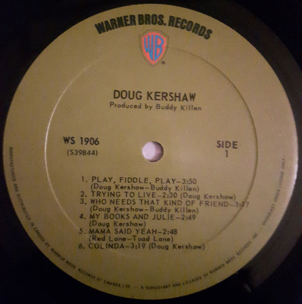 Doug Kershaw : Doug Kershaw (LP, Album)