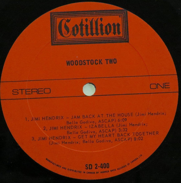 Various : Woodstock Two (2xLP, Album)