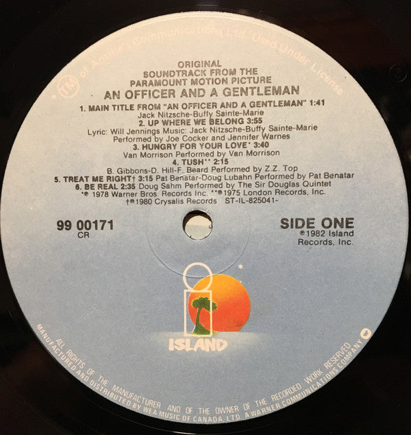 Various : An Officer And A Gentleman - Soundtrack (LP, Comp)