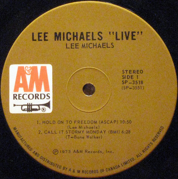 Lee Michaels : Live (2xLP, Album)