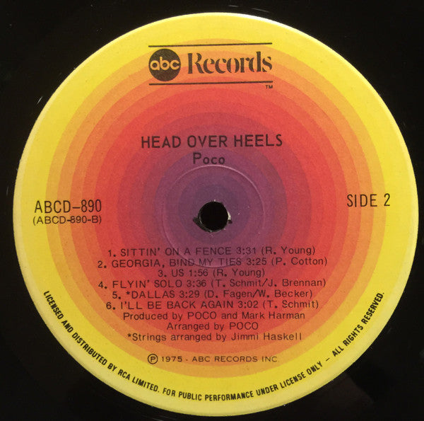 Poco (3) : Head Over Heels (LP, Album)