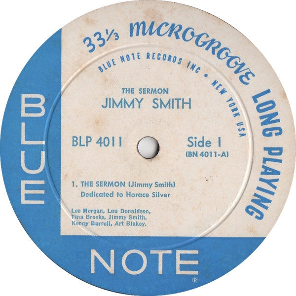 Jimmy Smith : The Sermon! (LP, Album, Mono, RP, NY )