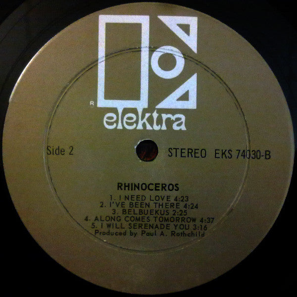 Rhinoceros (2) : Rhinoceros (LP, Album, Son)