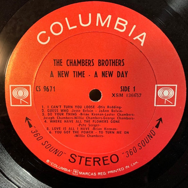 The Chambers Brothers : A New Time - A New Day (LP, Album)