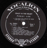 Peggy Lee : Crazy In The Heart (LP, Album)