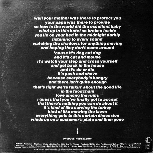 Tonio K. : Life In The Foodchain (LP, Album)