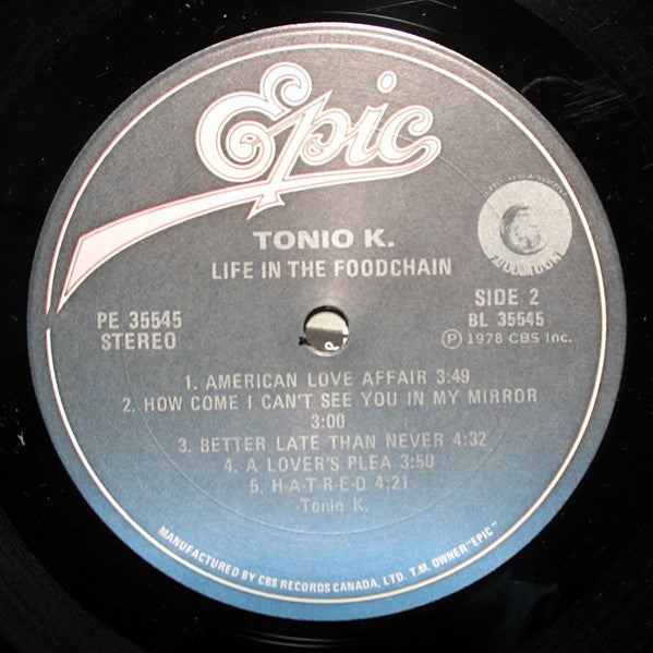 Tonio K. : Life In The Foodchain (LP, Album)