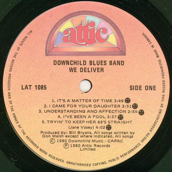 Downchild Blues Band : We Deliver (LP, Album, Gat)