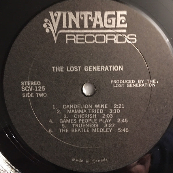 Lost Generation (12) : Lost Generation (LP)