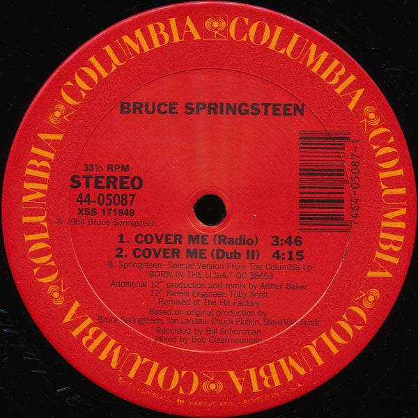 Bruce Springsteen : Cover Me (12")