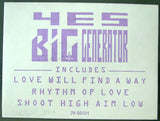 Yes : Big Generator (LP, Album)