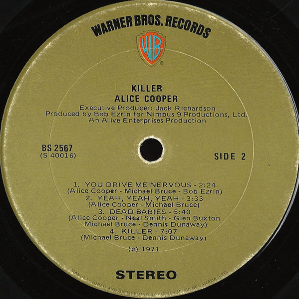 Alice Cooper : Killer (LP, Album)